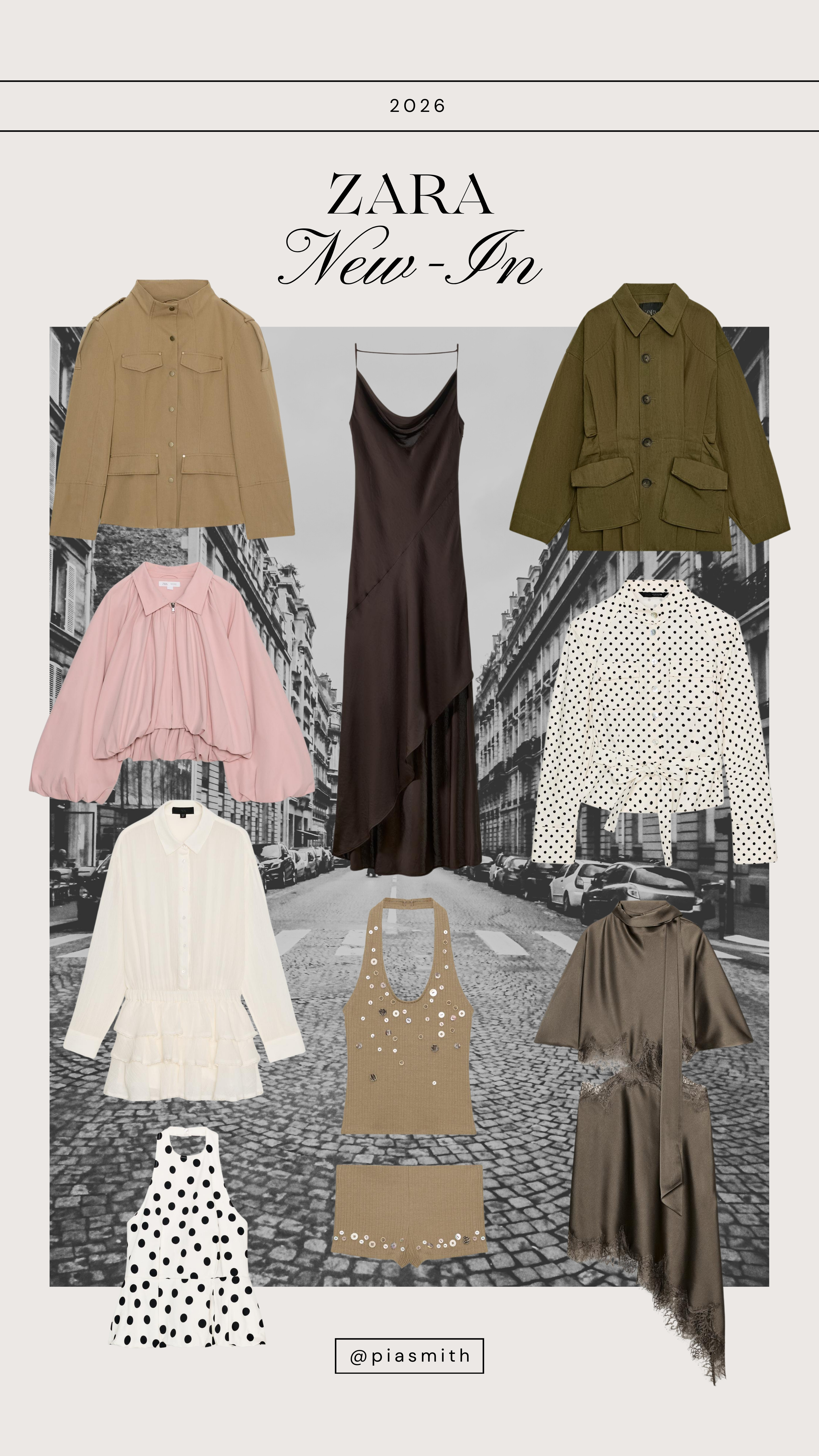 Zara new-in faves 🤎✨

spring jacket, suede jacket, polka dots, holiday outfit, mini dress, satin dress, wedding guest dress, lace dress 

 #LTKspringtrends #LTKuk #LTKspring