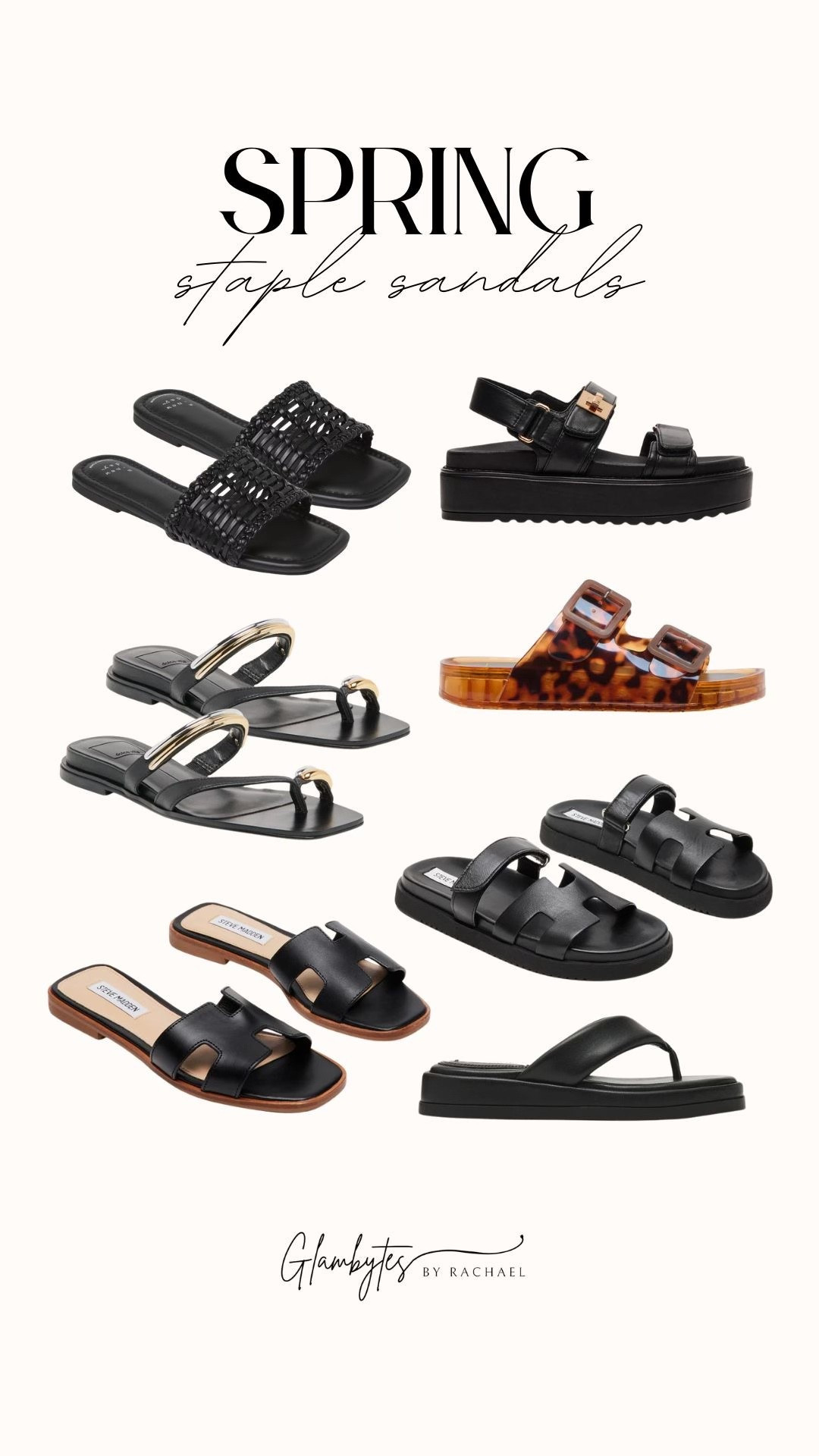 Staple sandals for the spring 🖤 spring sandals, spring sandal, closet staples, black sandals, flat sandals, summer sandals

#LTKSeasonal