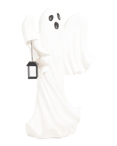 Outdoor Safe Ghost With Solar Lantern | TJ Maxx
