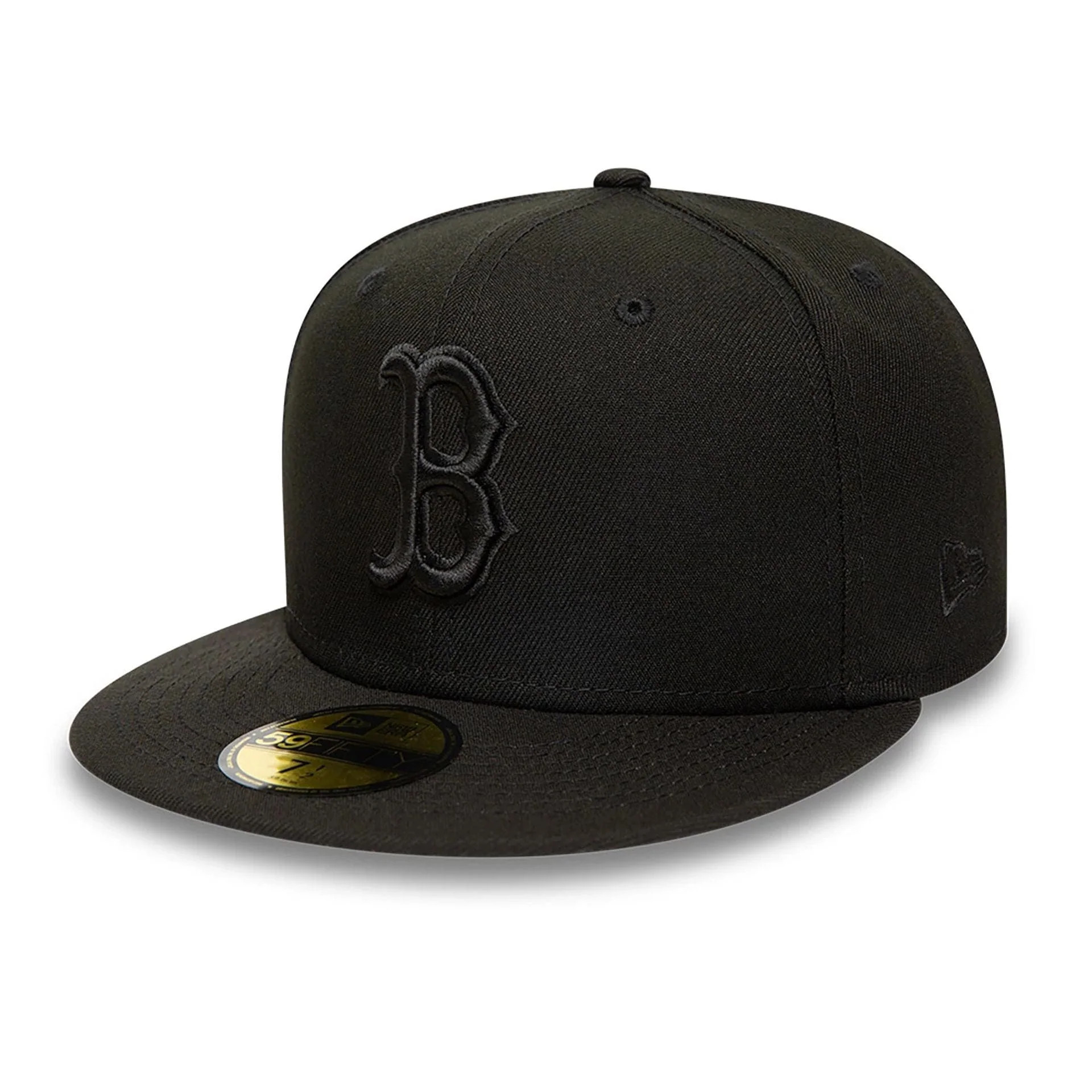 Boston Red Sox MLB Black on Black Sox 59FIFTY Fitted Cap | New Era Cap