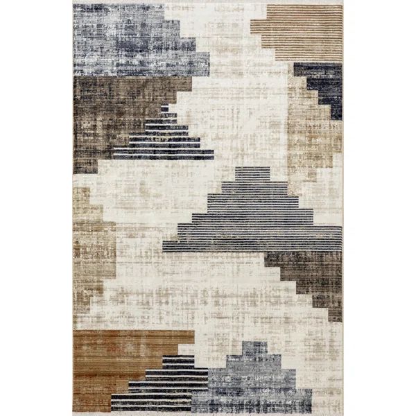 Vanita Transitional Southwestern Fringe Area Rug | Wayfair North America