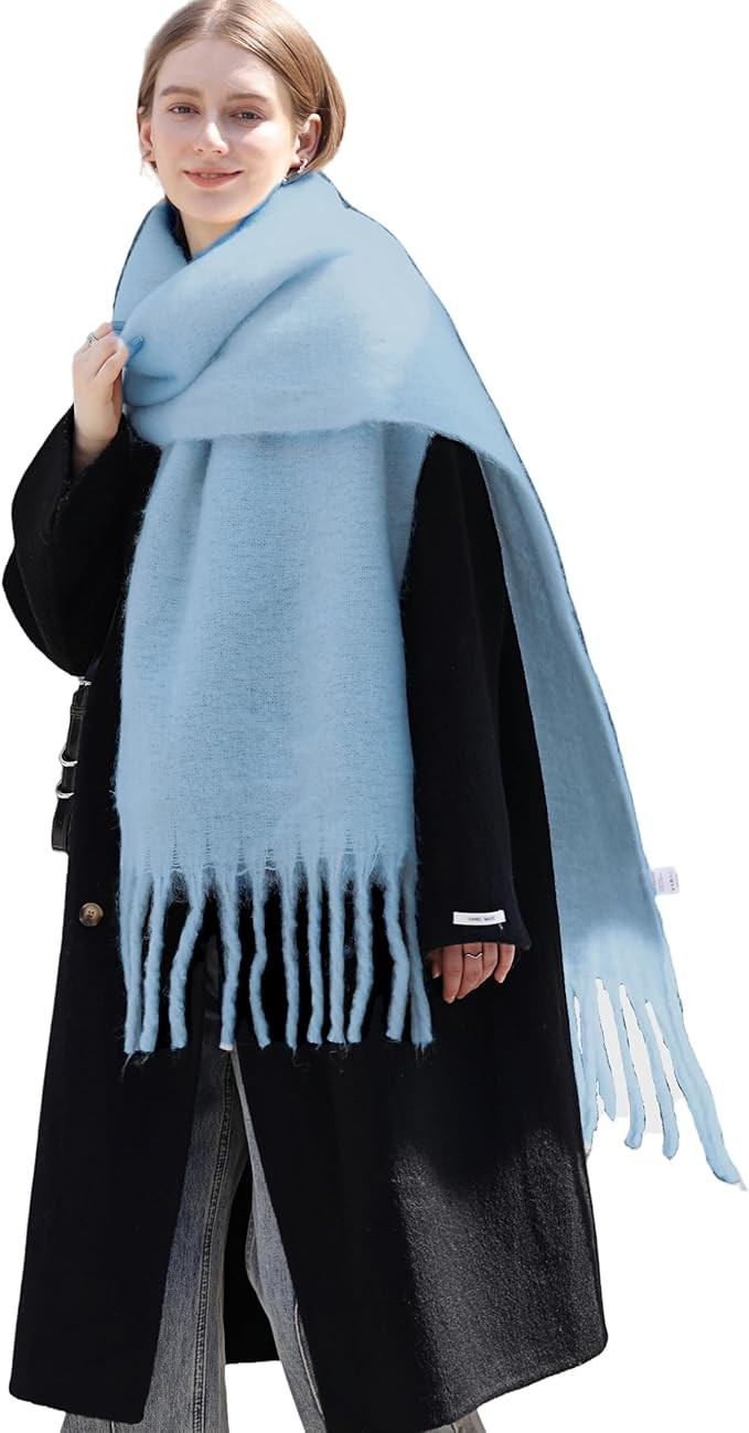 Wander Agio Winter Warm Scarf Long Pashmina Extra Large Shawls and Wraps for Women Large Blanket ... | Amazon (US)