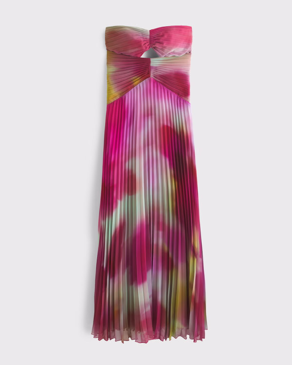 Bra-Free A&F Giselle Cutout Maxi Dress | Abercrombie & Fitch (US)