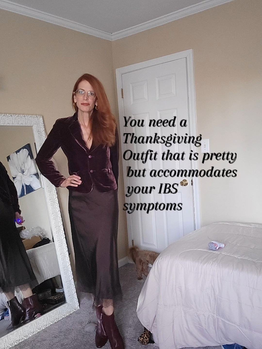 Wearing an XS in skirt. Fits small, runs larger.Velvet blazer 4Boots are @inez use code JessicaJ15 for 15% discount! 

#LTKCyberWeek #LTKHoliday #LTKootd