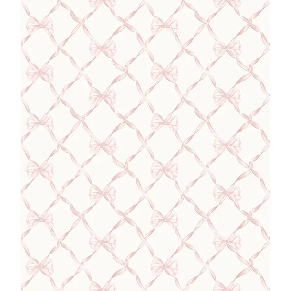 Ribbon Trellis 33' L x 20.5" W Wallpaper Roll | Wayfair North America