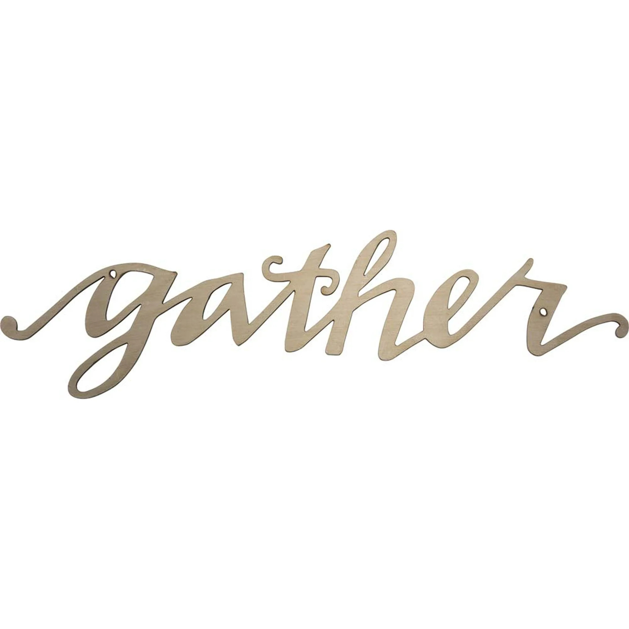 Primitives Gather Cutout Metal Sign | Walmart (US)