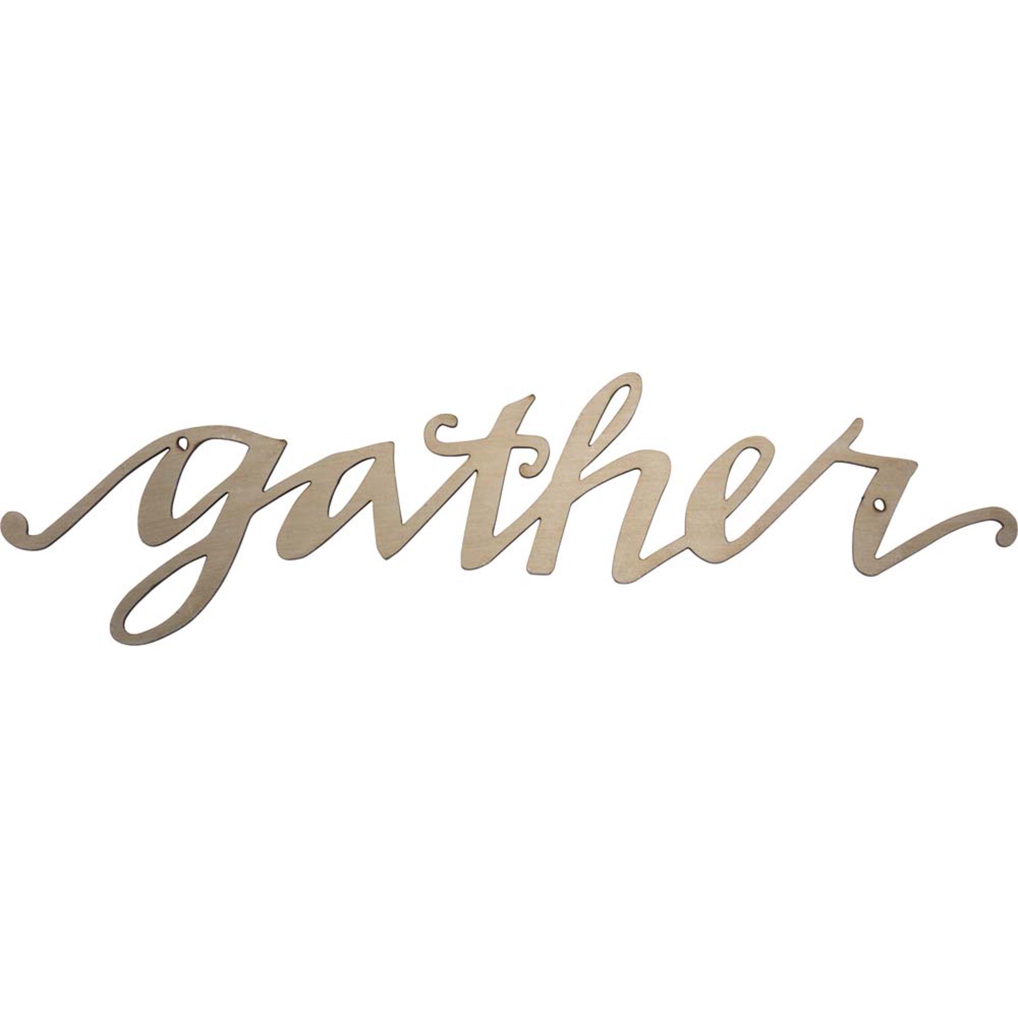 Primitives Gather Cutout Metal Sign | Walmart (US)