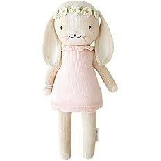 cuddle + kind Hannah The Bunny Blush Little 13" Hand-Knit Doll – 1 Doll = 10 Meals, Fair Trade,... | Amazon (US)