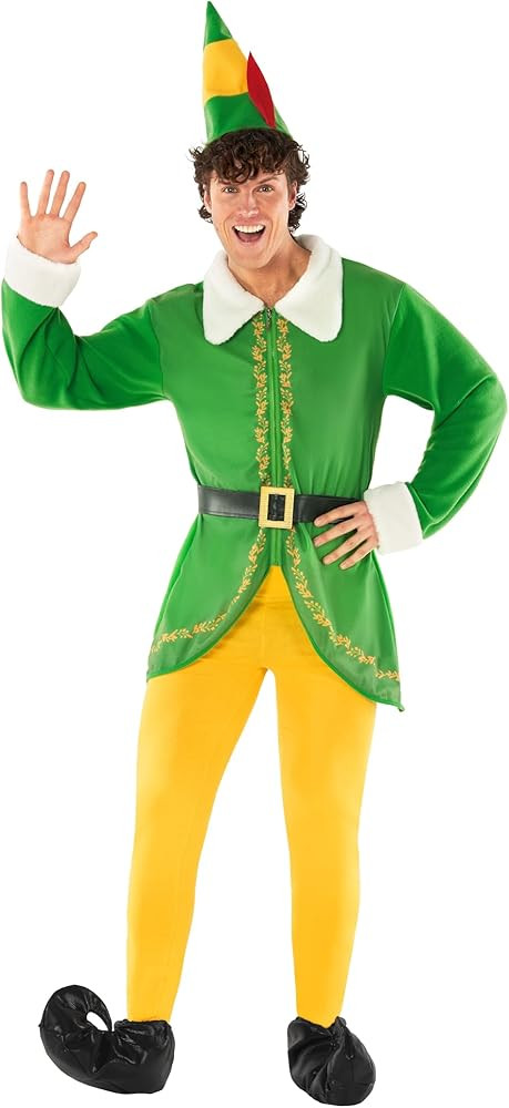 Morph Adult Elf Costume, Elf Men Costume, Christmas Costumes For Men, Adult Christmas Costumes | Amazon (US)