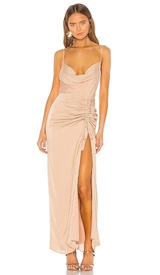 Davis Gown in Nude Wedding Guest Dress Evening Dress Cocktail Dress Beige Dress Beige Dresses | Revolve Clothing (Global)