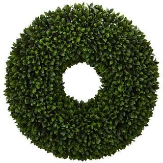 24" Green Boxwood Wreath | Michaels Stores