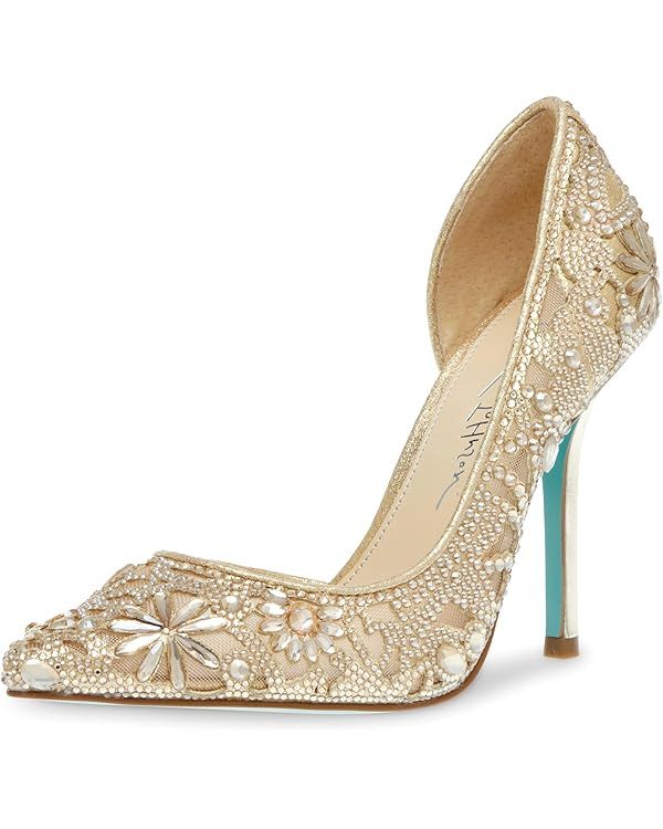 Betsey Johnson Women's Chic Pointed Toe D'Orsay Pumps | Amazon (US)