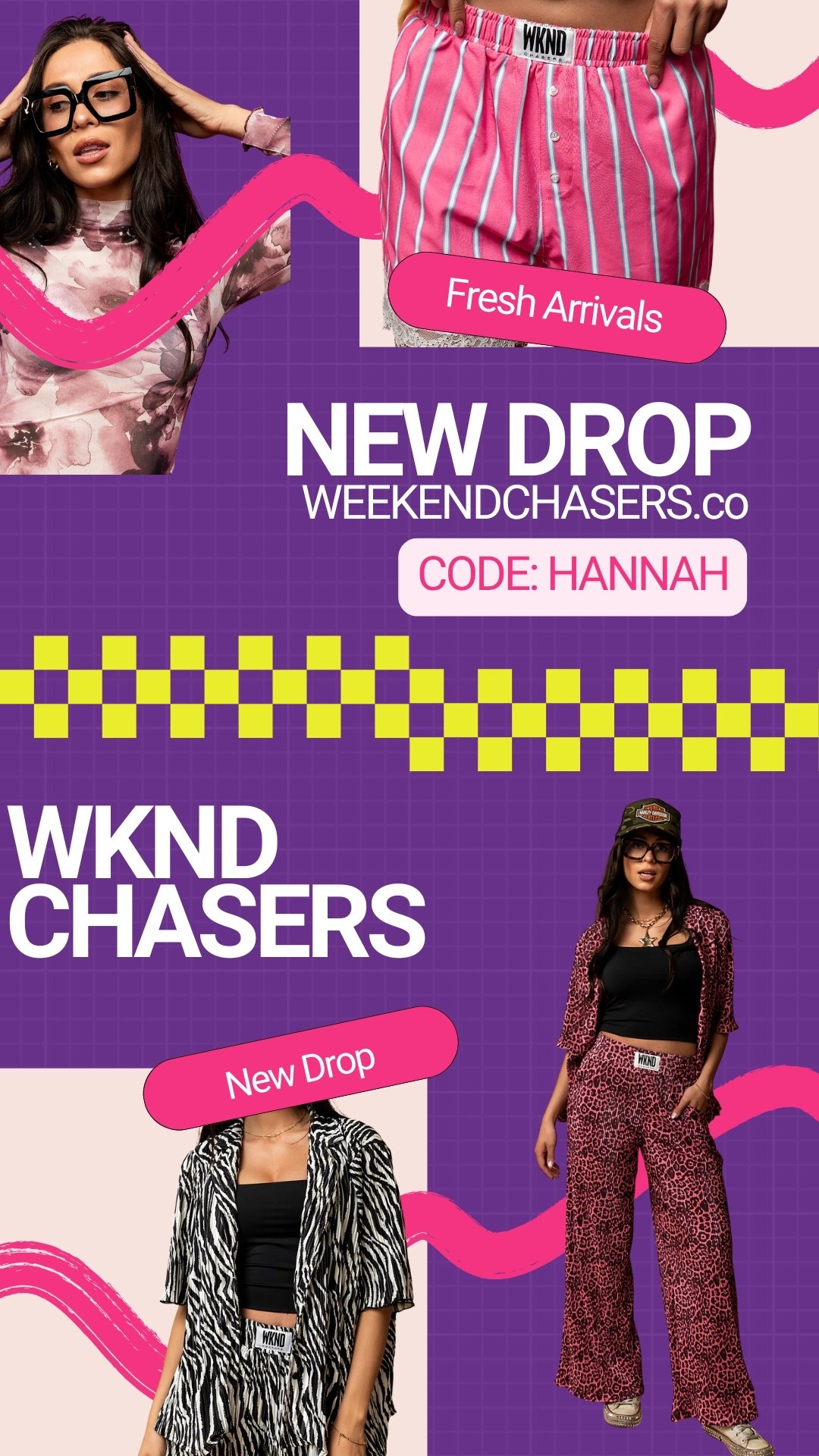  New drop from WKND CHASERS for all my ladies out there who love prints and colors! 

#LTKMothersDay #LTKMidsize #LTKPlusSize