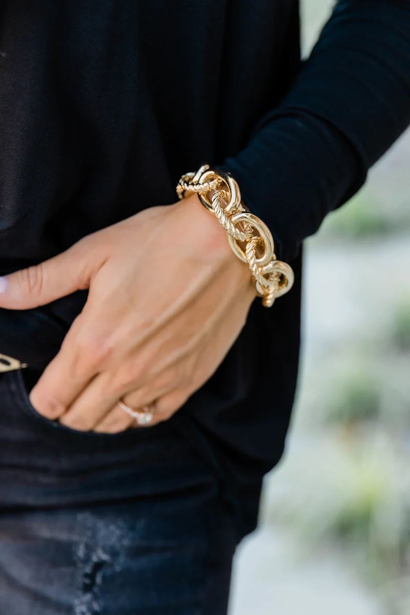 Elegant Style Bracelet Gold | The Pink Lily Boutique