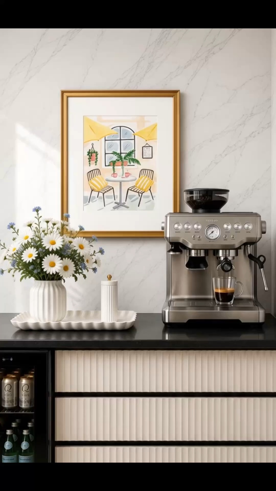 There’s something about a thoughtfully styled coffee station that makes every morning feel a little more intentional.

From pulling the perfect espresso to keeping your favorite drinks perfectly chilled and within reach, it’s the little details that transform an everyday routine into a ritual.

I’m styling this space with a mix of Amazon Prime Day Deals and beautiful Anthropologie accents—making it the perfect time to refresh your coffee corner.

✨ Current Promotions:
• Amazon Prime Day — Shop some of my favorite kitchen essentials at special Prime Day prices.
• Anthropologie — Enjoy 20% OFF apparel, accessories, beauty, home, and furniture with code ANTHRO20 (minimum $100 purchase, now through Sunday).

Featured favorites:
☕ Espresso Machine (Amazon Prime Day Deal)
🧊 Under-Counter Beverage Refrigerator (Amazon Prime Day Deal)
🖼️ Wall Art (Anthropologie)
🌼 Floral Arrangement (Anthropologie)
🤍 Scalloped Tray (Anthropologie)
☕ Glass Espresso Cups (Anthropologie)

Everything is linked in my LTK so you can shop the complete look and take advantage of this week’s promotions.

#AmazonPrimeDay #AmazonPrime #PrimeDayDeals #AmazonFinds #AmazonHome #Anthropologie #ANTHRO20 #CoffeeStation #MorningCoffee #EspressoMachine #HomeCoffeeBar #BeverageFridge #KitchenDecor #KitchenStyling #WallArt #FloralDecor #ModernClassic #LTKFinds

#LTKHome #LTKdayinmylife #LTKSaleAlert #LTKHome