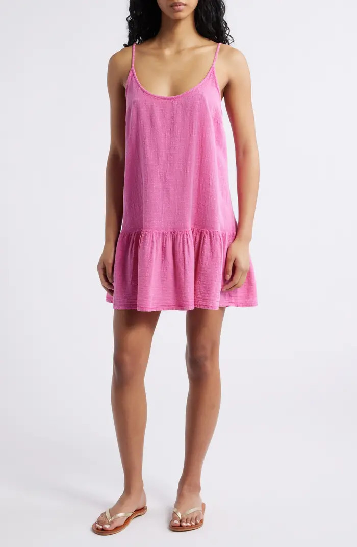 Classic Surf Cotton Cover-Up Minidress | Nordstrom