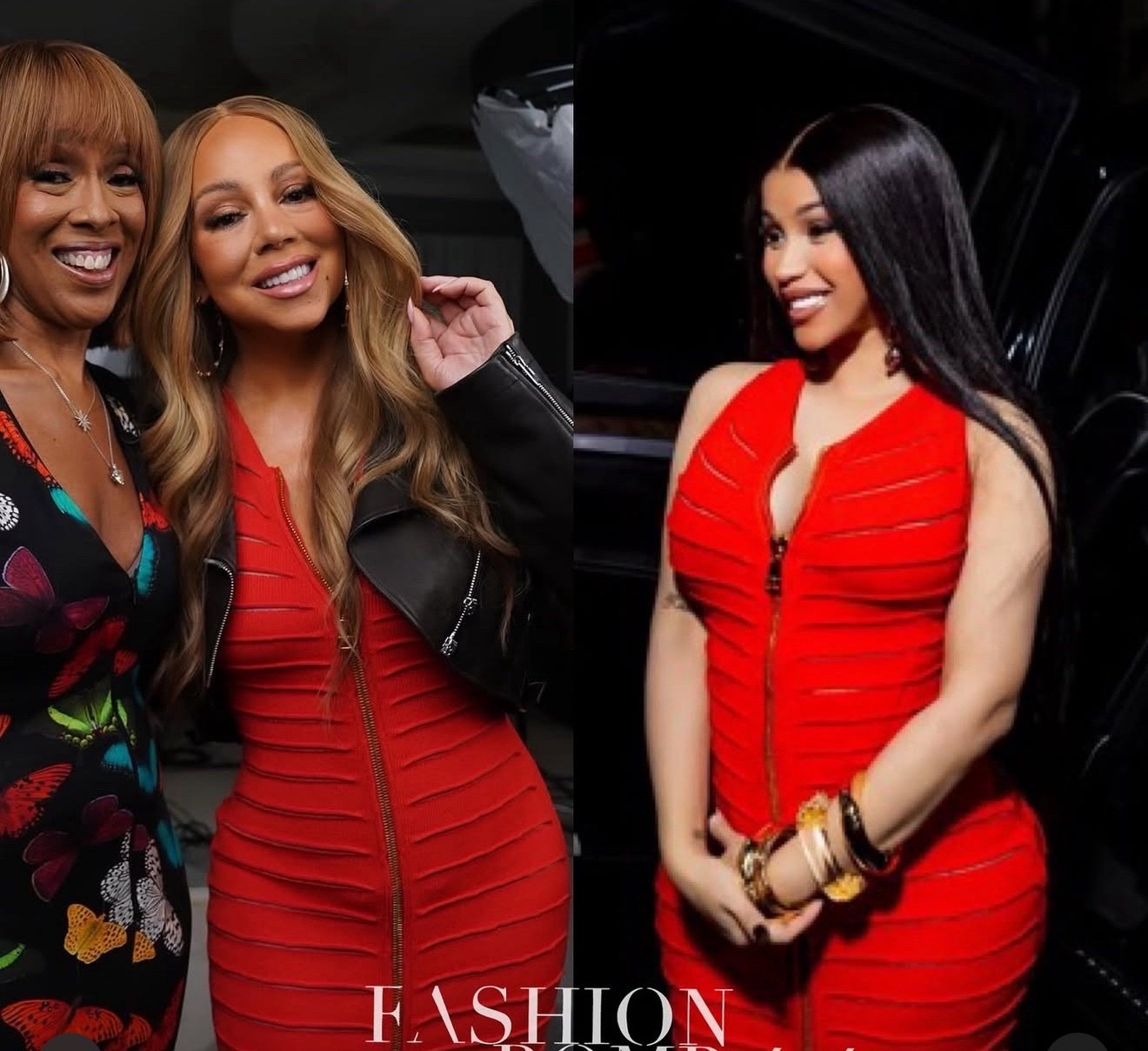 Celebs love! Both @mariahcarey and @iamcardib have been spotted in this $2,900 @balmain knitted maxi dress, designed with ribbed paneling and a bold zip-front detail that runs the full length of the silhouette.

While #cardib styled hers with stacked gold bangles and metallic sandals for a #galore party, #mariahcarey paired the dress with a sleek #balmain jacket and nude #tomford heels during her interview with @gayleking.

Love it? Get yours at the link in bio. How would you wear it?

📸: @cbsmornings / @max.is.magic

#cardibfbd #mariahcareyfbd #whoworeitbetter #wwib #balmain