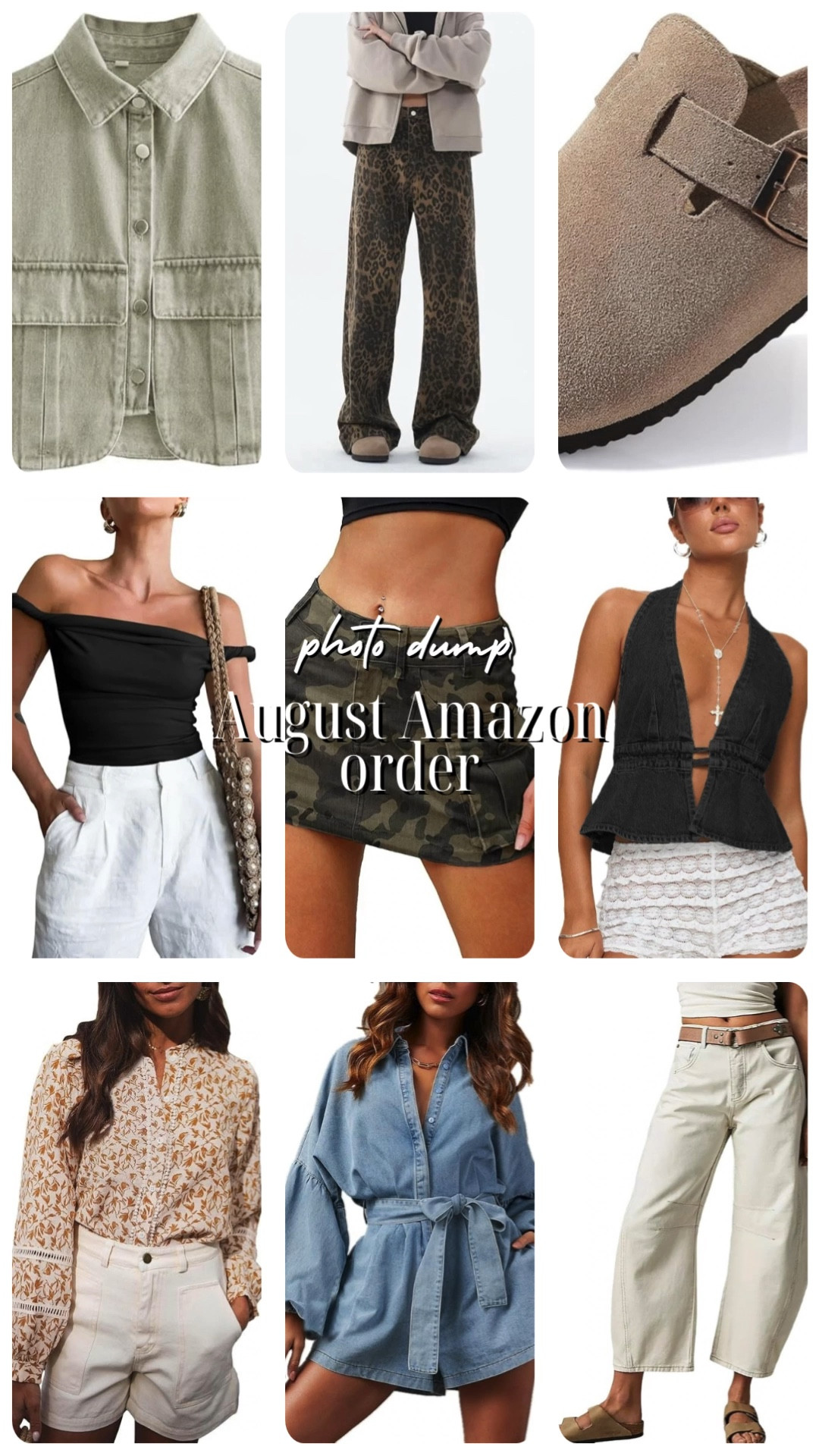 August Amazon order! 
Try on pictures + videos coming soon - make sure to follow me 😊

#LTKVideo #LTKFindsUnder50 #LTKStyleTip