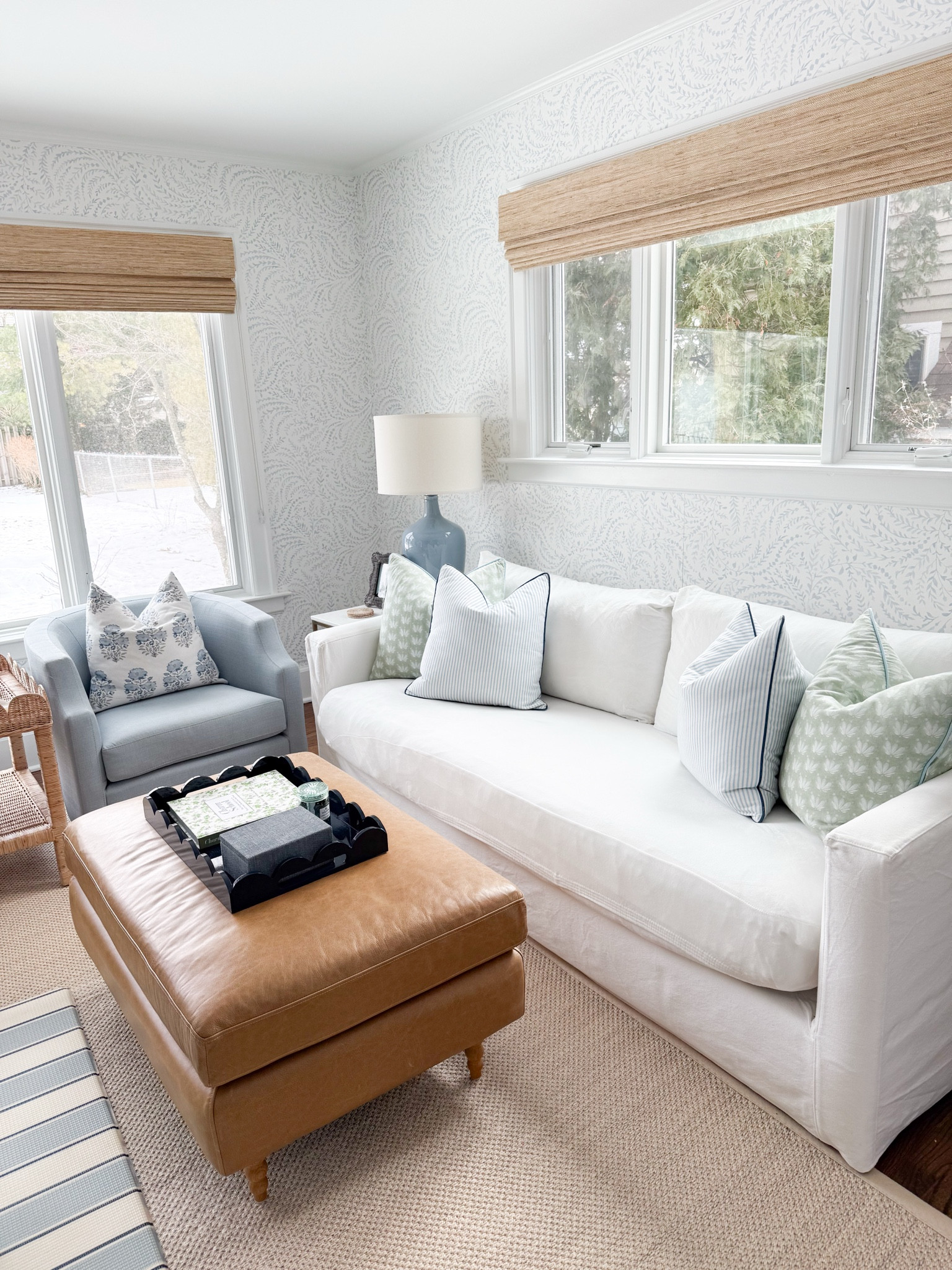 Our white couch in our play room. This cover helps to keep it clean!

#LTKFindsUnder100 #LTKHome