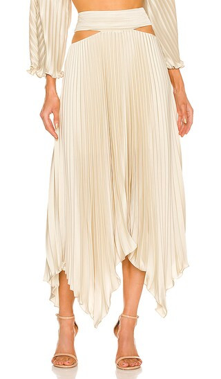 Kenny Skirt in Bone | Revolve Clothing (Global)