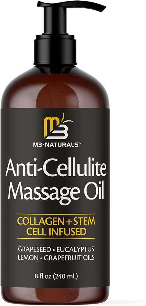 Anti Cellulite Massage Oil - Body Oil and Massage Oil for Massage Therapy | Infused with Collagen... | Amazon (US)