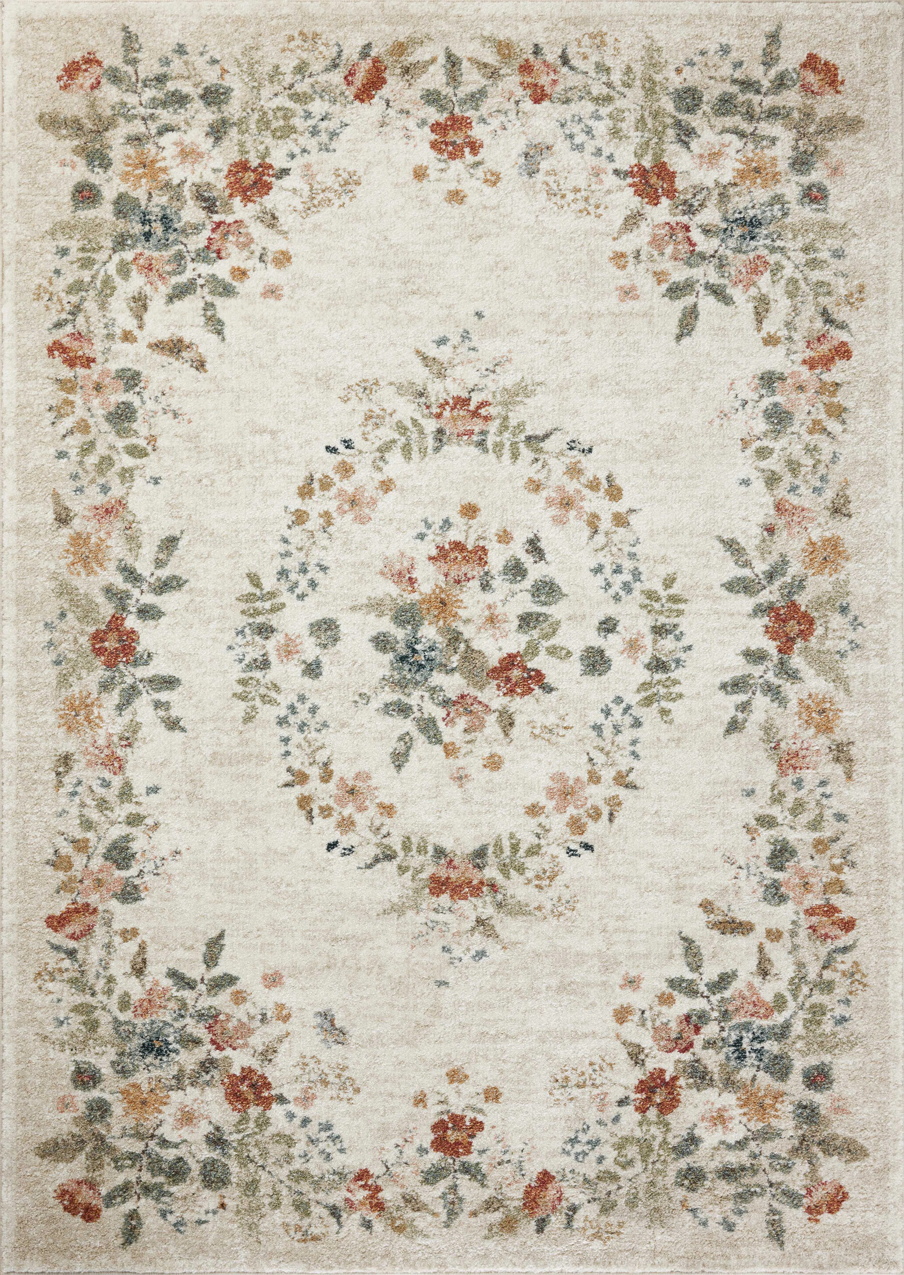 Rifle Paper Co. x Loloi Laurel Cream Area Rug | Wayfair North America