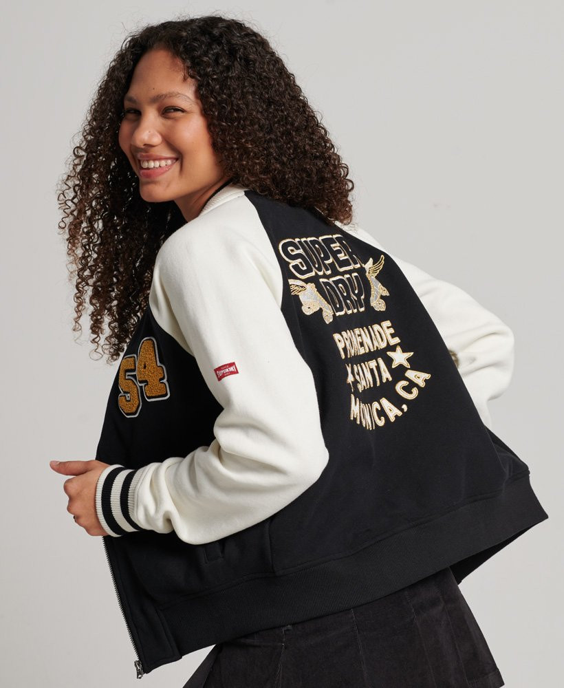 Script Collegiate Bomber Jacket | Superdry (UK)