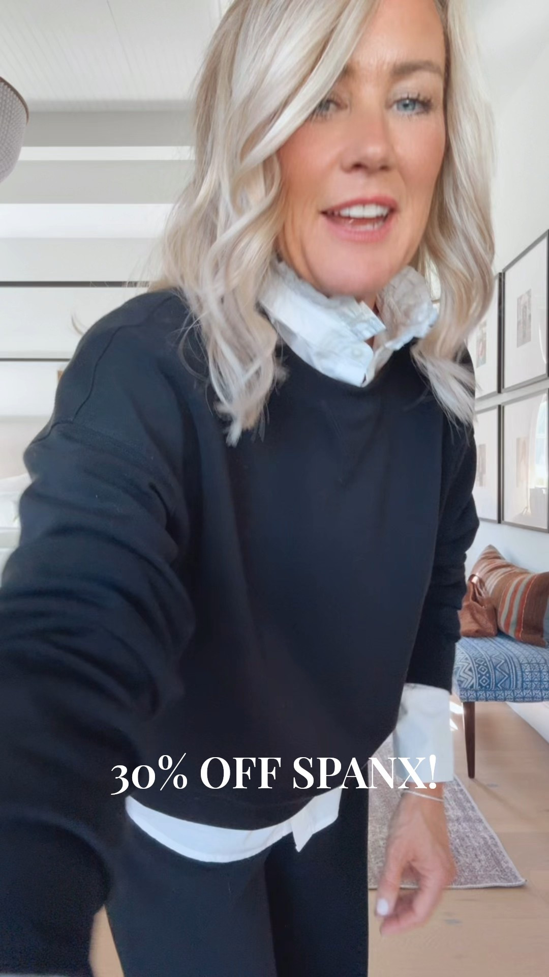 Spanx Black Friday sale is here! 30% off side wide!

Pullover: xs
Pants: small 

#LTKSaleAlert #LTKOver40 #LTKCyberWeek