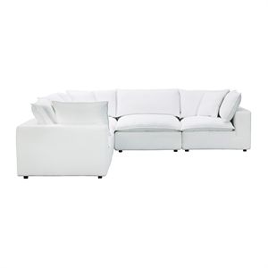 TOV Furniture Cali Natural Modular Upholstered L-Sectional | Cymax