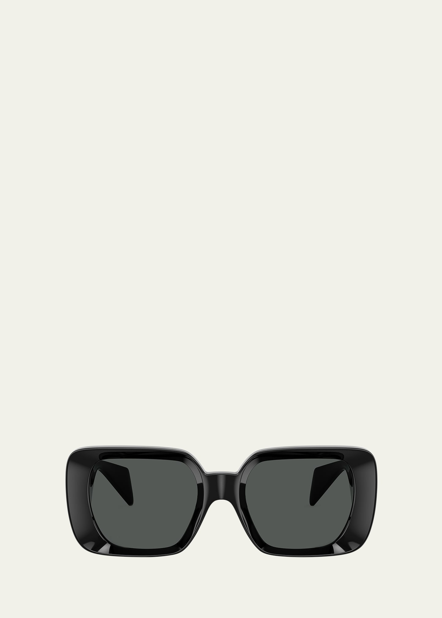 Versace Medusa Rectangle Plastic Sunglasses | Bergdorf Goodman