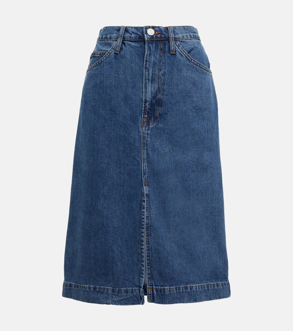 Denim midi skirt | Mytheresa (INTL)