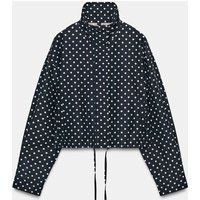Zara - Puffy Jacket With Dots - Blue/White - Xxl - Woman | Zara UK