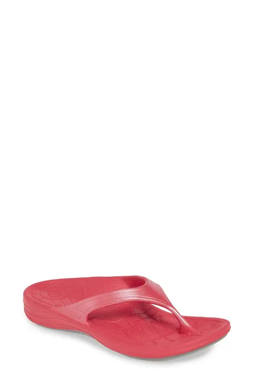 Aetrex Fiji Flip Flop in Watermelon at Nordstrom, Size 11 | Nordstrom