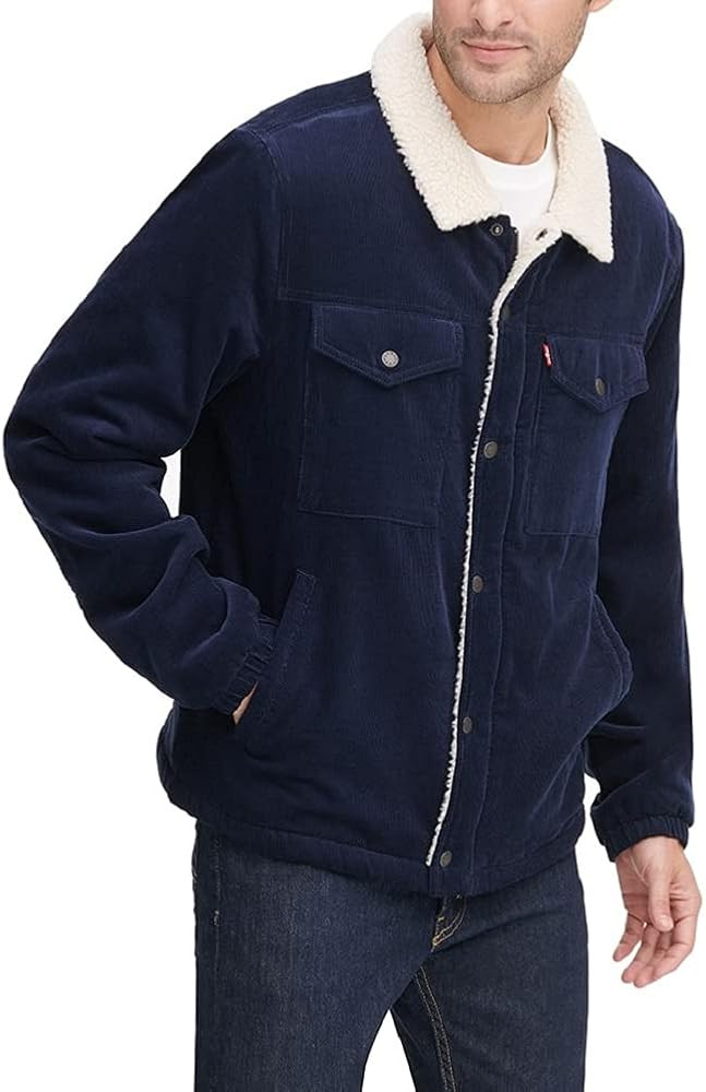 Levi's Men's Corduroy Sherpa Trucker Jacket | Amazon (US)