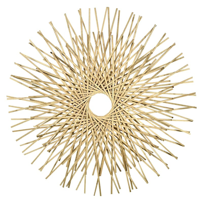 Natural Bamboo Wall Decor, 32" | At Home