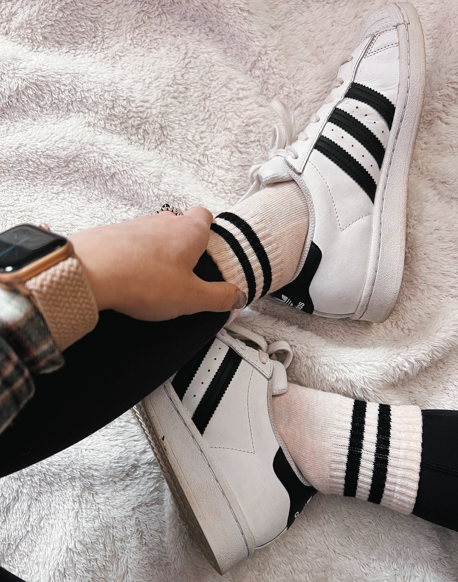 Adidas sneakers and comfiest socks from Amazon! 🖤

#LTKSeasonal #LTKshoecrush #LTKstyletip