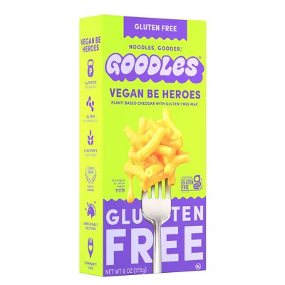 Goodles Vegan Be Heroes Gluten Free Mac & Cheese - 6oz | Target