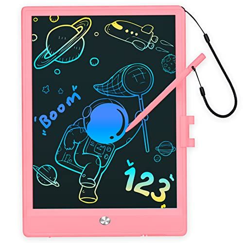 LCD Writing Tablet,Doodle Board 10 Inch Colorful Drawing Board Drawing Tablet,Erasable Reusable Elec | Amazon (US)