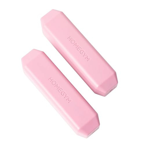 Home Gym Pink 3 lb Dumbbell Set for Women & Men, Set of 2 x 3lb Bars Designed for Walking, Strength Training, HIIT, Boxing & Aerobics - Dumbbell Weights for Working Out at Home | Amazon (US)