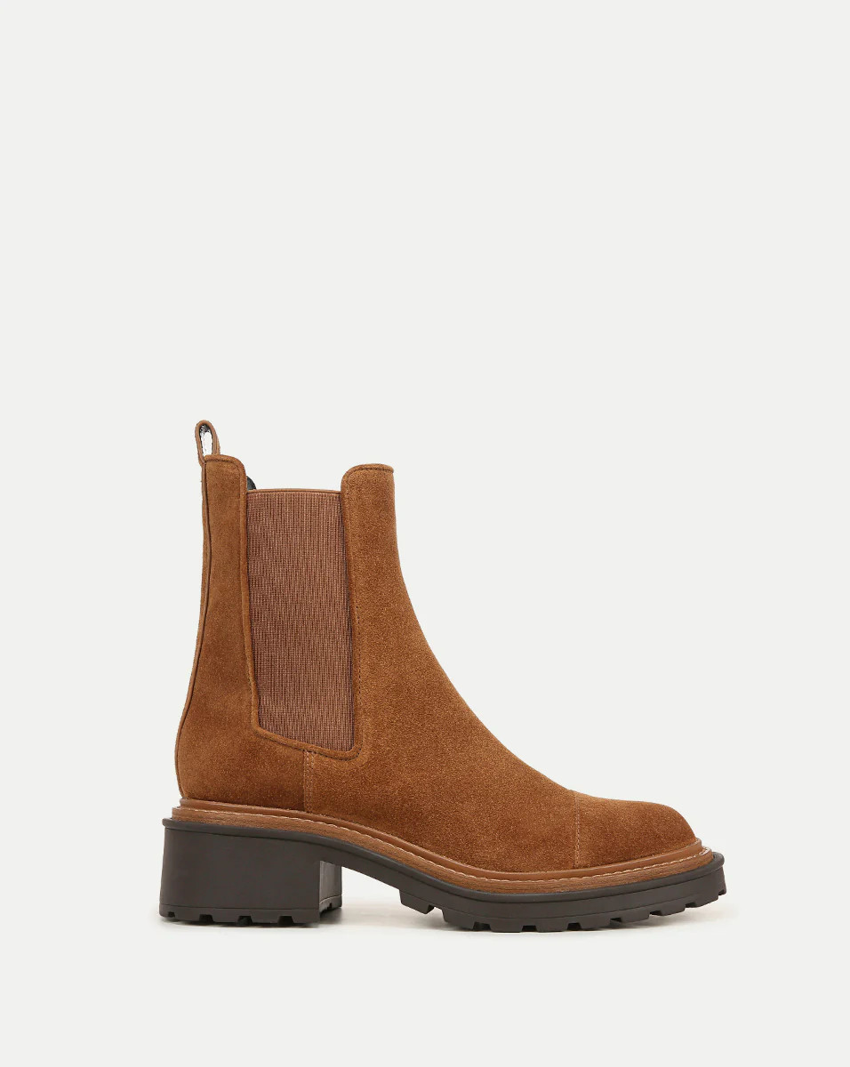 Delilah Suede Bootie | Veronica Beard