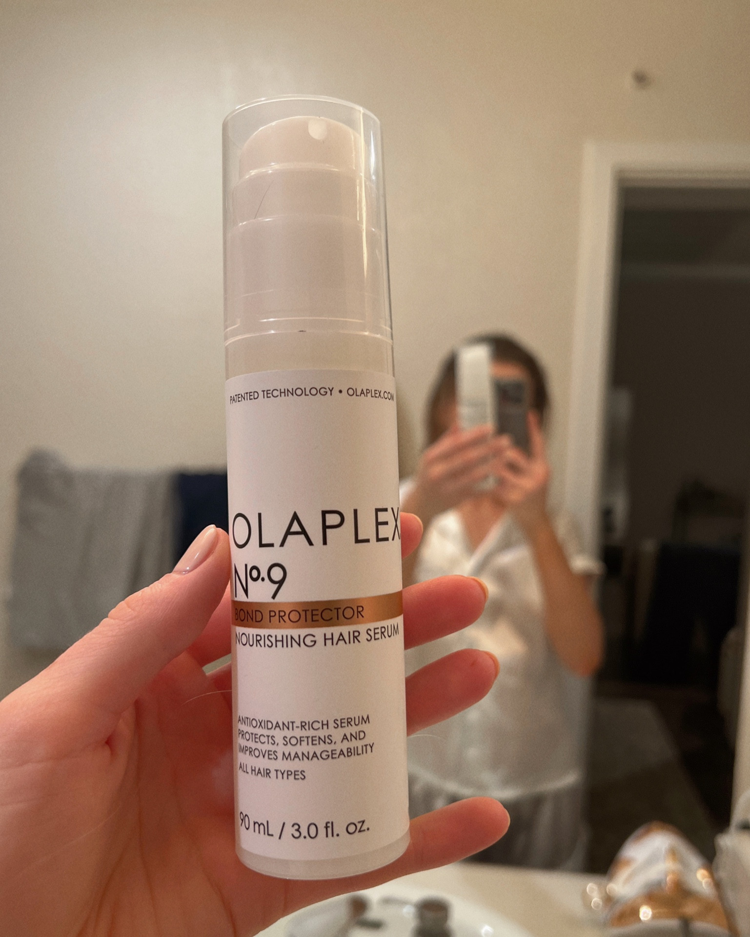 Olaplex heat protector 

#LTKbeauty #LTKunder50