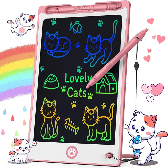 Hockvill LCD Writing Tablet for Kids 8.8 Inch, Kids Toys for Girls Boys Drawing Pad for 3 4 5 6 7... | Amazon (US)