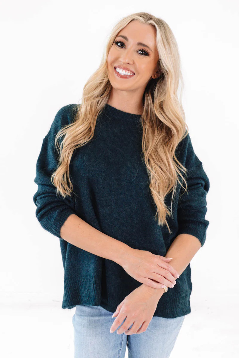 I Have Plans Sweater - Green | The Impeccable Pig