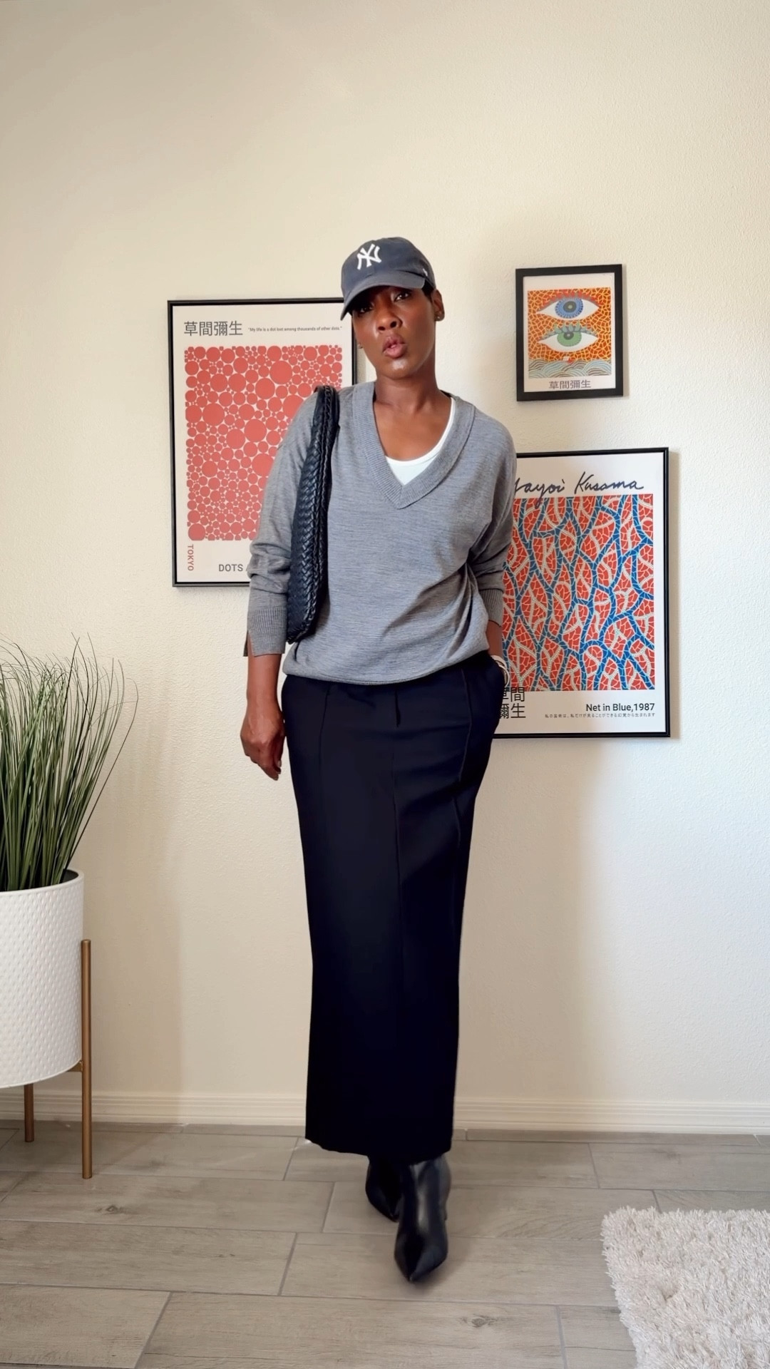 Maxi Skirt Styled With a V-Neck Sweater and Tall Boots. Skirt and Boots are old Zara. 

Minimal Style, OOTD, Outfit Inspiration, Maxi Skirt, Boots, Knitwear 

#LTKU #LTKWorkwear #LTKootd