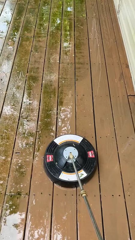 Pressure washing the deck at Tree Housee

#LTKHome #LTKVideo