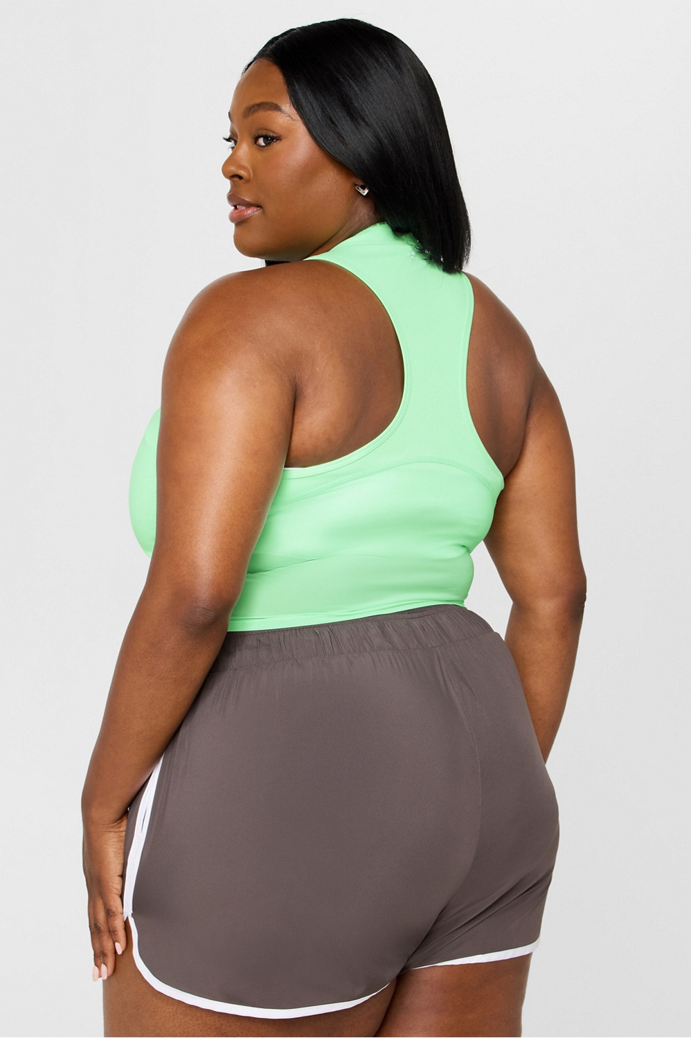 Half-Zip Active Cropped Tank | Fabletics