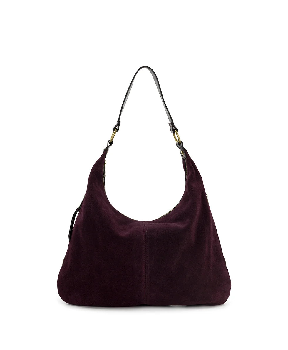 Esther Hobo | Suede Leather | Plum | Patricia Nash Designs