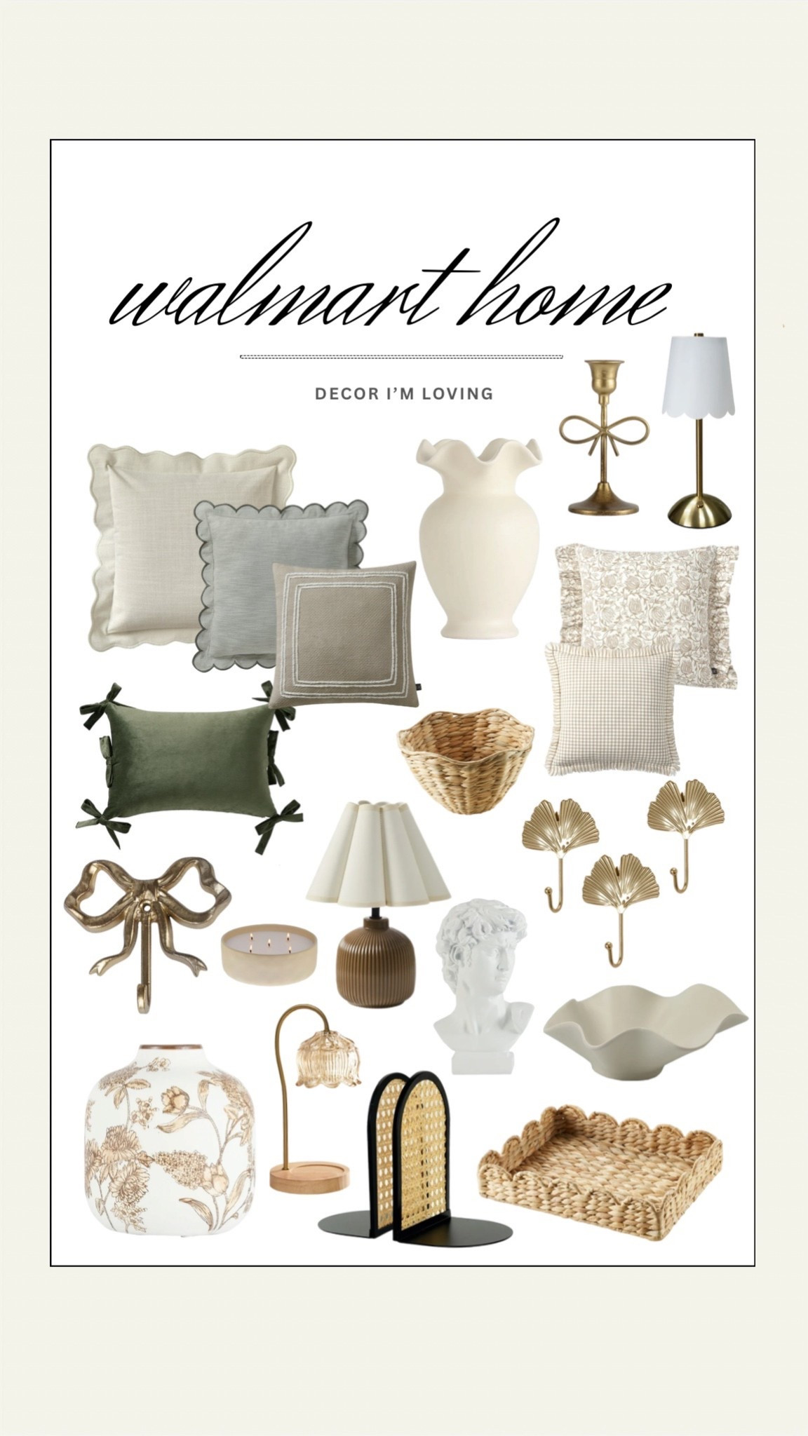 Walmart home decor I’m loving 

Walmart home decor, home decor, affordable home decor, neutral home decor

#LTKStyleTip #LTKFindsUnder50 #LTKHome