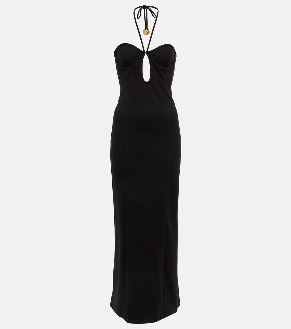 Bardot halterneck cutout midi dress | Mytheresa (US/CA)