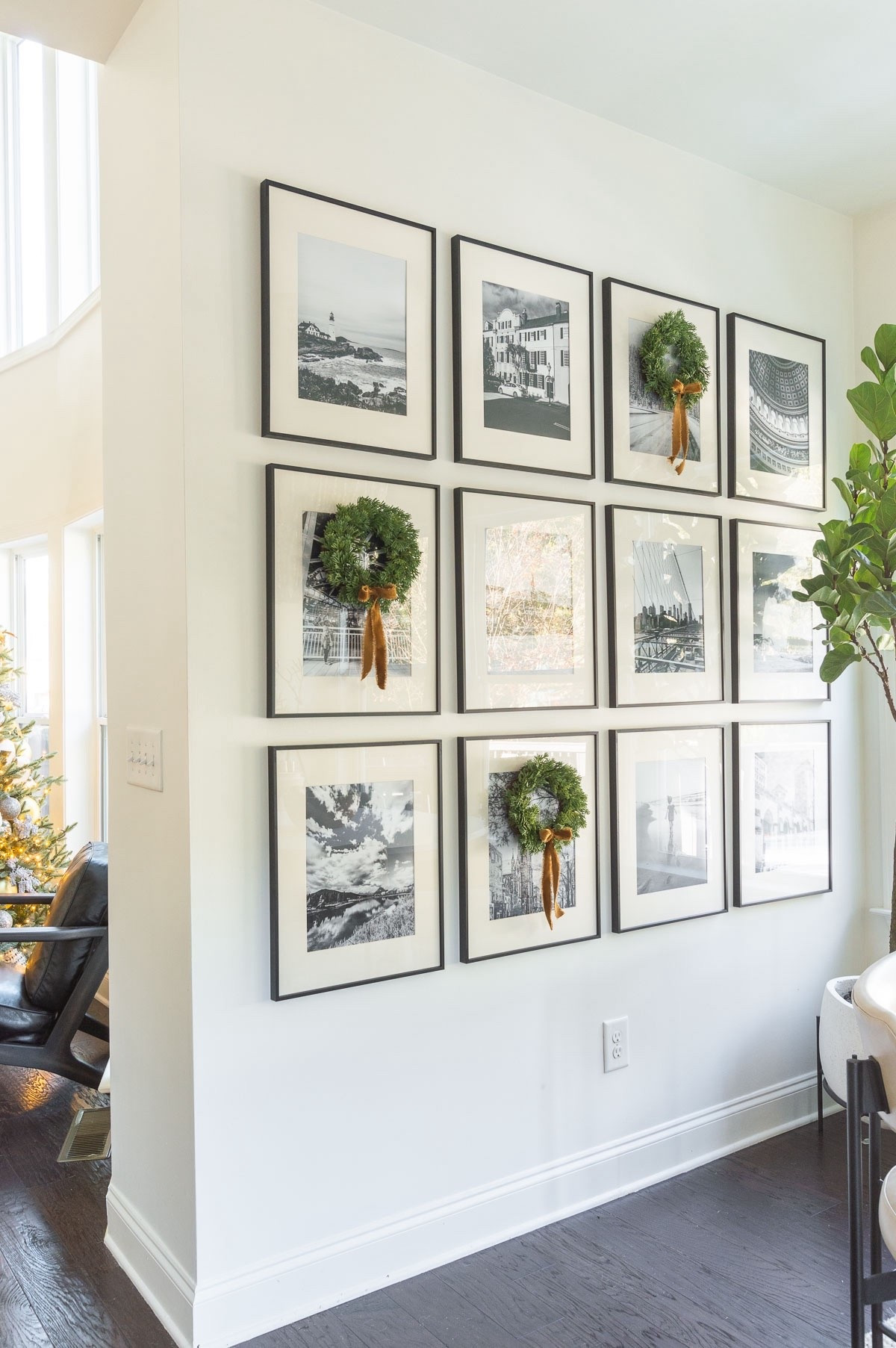 Here’s an idea for adding a unique Christmas decor accent to your home. I’ve added mini wreaths with bows to my black and white travel gallery wall for a few years now for a fun holiday moment without taking up space or using much effort. home decor Christmas decor breakfast nook decor small Christmas wreath black picture frames

#LTKFindsUnder50 #LTKHoliday #LTKHome